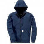 Sweat à capuche - softshell - déperlant - marine - wind fighter - taille s carhartt Sweat à capuche - softshell - déperlant - marine - wind fighter - taille s carhartt