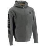 Sweat de travail molletonn� � capuche avec logo banni�re - gris - taille m caterpillar