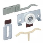 Syst�me porte coulissante slideline 56 - vantail 40 kg - 2 vantaux hettich