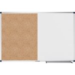 Tableau combiboard blanc magntique et lige naturel 60x90cm legamaster