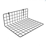 Tablette grille noire - maille 40 mm - pour systme d'agencement rap bohnacker