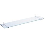Tablette de lavabo - en verre - 600x120mm delabie