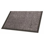 Tapis d'entrée anti - poussière - welcome - 100x150 cm - gris / bleu btb Tapis d'entrée anti - poussière - welcome - 100x150 cm - gris / bleu btb