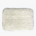 Tapis de bain - microfibre - antidérapant - highland - 55x65cm - blanc spirella Tapis de bain - microfibre - antidérapant - highland - 55x65cm - blanc spirella