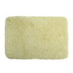 Tapis de bain - microfibre - antidérapant - highland - 55x65cm - jaune clair spirella Tapis de bain - microfibre - antidérapant - highland - 55x65cm - jaune clair spirella