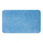 Tapis de bain - microfibre - antidrapant - highland - 60x90cm - bleu ciel spirella