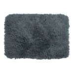 Tapis de bain - microfibre - antidérapant - highland - 60x90cm - gris granit spirella Tapis de bain - microfibre - antidérapant - highland - 60x90cm - gris granit spirella