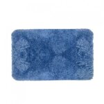 Tapis de bain - microfibre - antidérapant - highland - 70x120cm - bleu ciel spirella Tapis de bain - microfibre - antidérapant - highland - 70x120cm - bleu ciel spirella