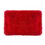 Tapis de bain - microfibre - antidérapant - highland - 70x120cm - rouge spirella Tapis de bain - microfibre - antidérapant - highland - 70x120cm - rouge spirella