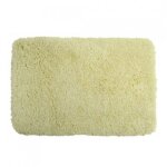 Tapis de bain - microfibre - antidrapant - highland - 80x150cm - jaune clair spirella