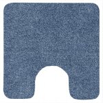 Tapis de wc - acrylique - antidérapant - brizzolo - 55x55cm - bleu spirella Tapis de wc - acrylique - antidérapant - brizzolo - 55x55cm - bleu spirella