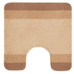 Tapis de wc - microfibre - antidérapant - balance - 55x55cm - beige spirella Tapis de wc - microfibre - antidérapant - balance - 55x55cm - beige spirella