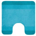 Tapis de wc - microfibre - antidérapant - balance - 55x55cm - bleu turquoise spirella Tapis de wc - microfibre - antidérapant - balance - 55x55cm - bleu turquoise spirella