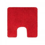 Tapis de wc - microfibre - antidrapant - highland - 55x55cm - rouge spirella