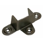 Taquets de lit queue d'aronde en acier - 3 pattes querre ludmann