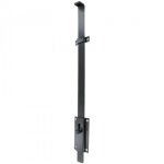 Targette plate en aluminium - portail et portillon - noir - 420 mm burgaud Targette plate en aluminium - portail et portillon - noir - 420 mm burgaud