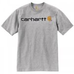 Tee - shirt manches courtes - sleeve logo - gris - m carhartt