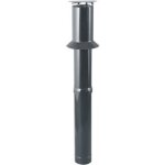 Terminal vertical noir pour pole  granuls tanche - diamtre 80x125 ten