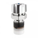 T�te interchangeable pour mitigeur - bouton chrom� - presto alpa et 3500 presto