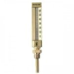 Thermomètre industriel droit en verre 0 - 60°c - plongeur 100 mm - grand modèle distrilabo Thermomètre industriel droit en verre 0 - 60°c - plongeur 100 mm - grand modèle distrilabo