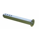 Tige carre  bouchon - 7x70 mm -  trous - acier zingu bricozor