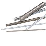 Tige filete acier zingue blanc 8. 8 - 6 - 1m - 1 pice stafa
