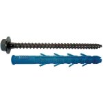 Tirefonds avec chevilles pour sabots de charpente - 10x140 mm - x4 g&b fissaggi