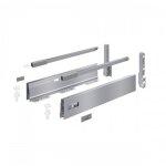 Tiroir casserolier argent innotech atira en kit - h 176 mm - l 350 mm hettich