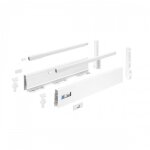 Tiroir casserolier blanc innotech atira en kit - h 176 mm - l 470 mm hettich