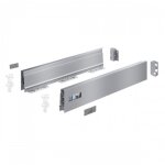 Tiroir en kit innotech atira argent - hauteur 70 mm - longueur 350 mm hettich