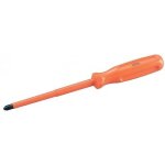 Tournevis isol 1000v pour vis phillips - pour lectricien - 235 mm sam outillage