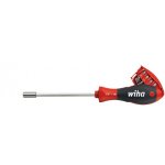 Tournevis porte - embouts 1 / 4 softfinish + 8 embouts wiha
