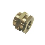Traverse de cloison gale laiton 0117 - femelle 1 / 4  bspp cylindrique parker legris
