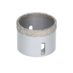Tr�pan diamant - c�ramique - carrelage - coupe � sec - 68 mm - xlock bosch