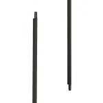 Tringles haute et basse - pour cr�mone pompier 740, 741 et 742 - noir vachette