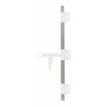 Tringle espagnolette plate en inox 316l b - longueur 1500 mm - poigne 500 mm torbel
