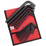 Trousse de 12 clés mâles coudées longues 6 pans 3 à 19 mm sam outillage Trousse de 12 clés mâles coudées longues 6 pans 3 à 19 mm sam outillage