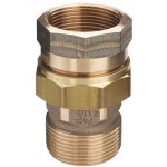 Union 3 pices bronze mle / femelle joint plat 40 / 49 viega