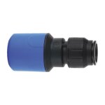 Union double ingal pe - tube pe  32 mm / tube pp cuivre  28 mm - speedfit blue john guest