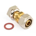 Union femelle � compression pour tube multicouche - f15x21 - �crou libre - diam 16 mm boutt�