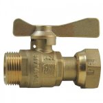 Vanne � boisseau sph�rique avant ou apr�s compteur m15x21 f20x27 ezfitt