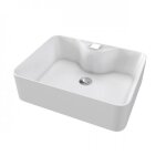 Vasque � poser rectangulaire 48 x 37 cm - blanc - fjord aurlane