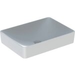 Vasque variform rectangulaire 550x400 mm - blanc geberit Vasque variform rectangulaire 550x400 mm - blanc geberit