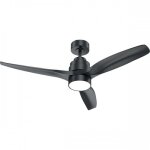 Ventilateur de plafond lumin'air 90 cm noir axelair