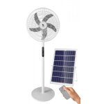 Ventilateur solaire hybride rechargeable - blanc bf light