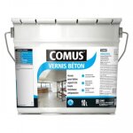 Vernis beton - aspect - cir incolore - haute rsistance - 10 litres comus