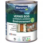 Vernis bois int / ext environnement - incolore mat - 1l blanchon