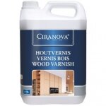Vernis bois  schage rapide sans odeur ni effet laiteux - tous bois - incolore satin - 5l ciranova