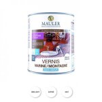 Vernis marine montagne sans odeur - 2, 5 litre - incolore mat mauler