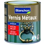 Vernis mtaux - protection tous mtaux extrieurs - brillant - 0, 5 l blanchon